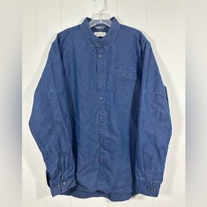 NEW Weatherproof Vintage Shirt Mens Sz L Button Down Long Sleeve Casual Pocket
